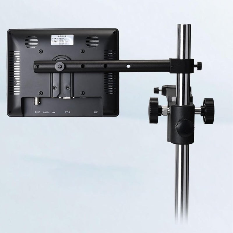 Pomya Desktop Microscope Support Bracket, Microscope Screen Holder Good Compatibility Sturdy Aluminum Alloy Easy Installation for Laboratory (25mm) - Image 2